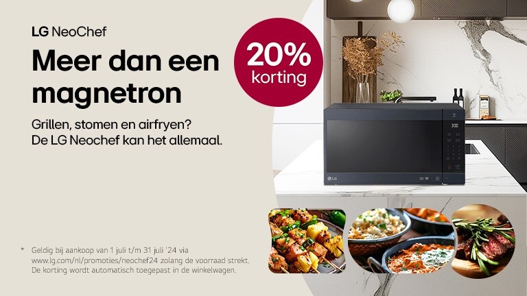 20% Korting op de LG NeoChef